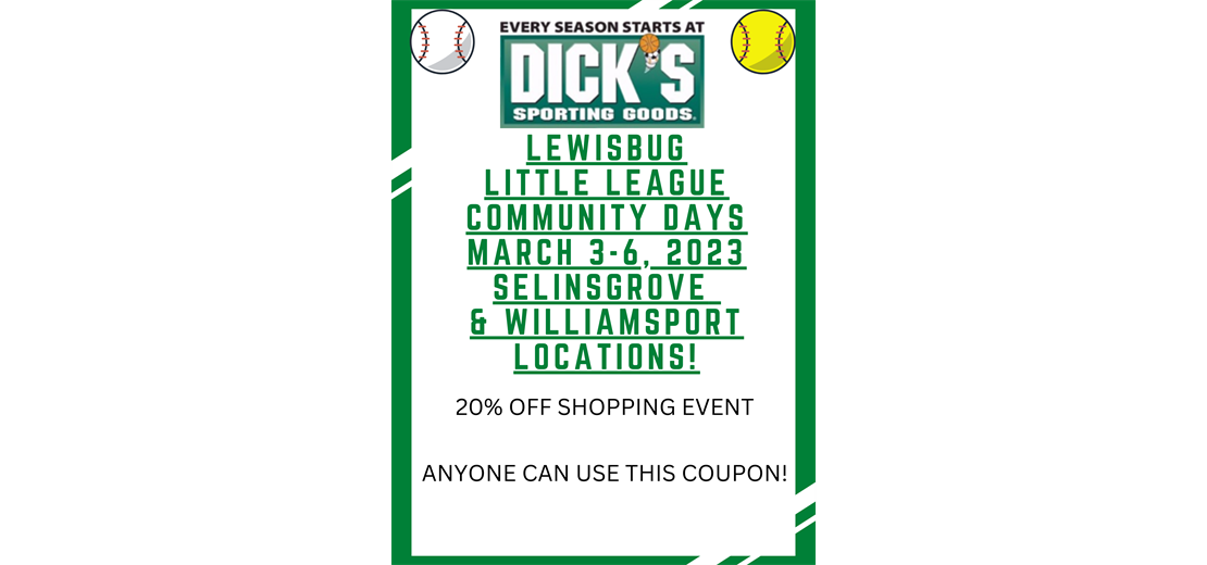Shop Event at Dick's Sporting Goods